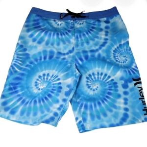 Hurley Young Mens Tie Dye Board Shorts Size 20 NEW